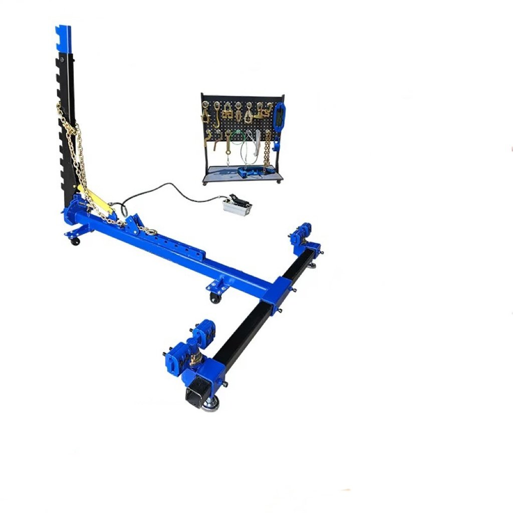Simple Pulling System Automotive Mechanics Body Repair Bench with Dent Puller for Chassis Car Body Shaping and Repairing